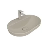 Kale Zero 2.0 60x40 Yarı Gömme Oval Lavabo Mat Vizon