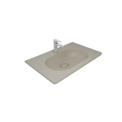 Kale Zero 2.0 80x50 Etajerli Lavabo Mat Vizon