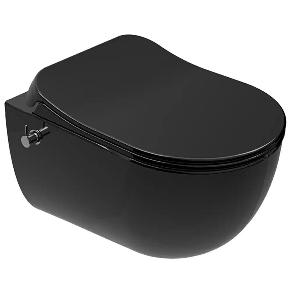 Kale Zero 2.0 Smart Asma Klozet Taharet Musluğu Entegre/Sıcak-Soğuk+Ultra Slim Smart Kapak Siyah Kale Zero 2.0 Smart Asma Klozet Taharet Musluğu Entegre/Sıcak-Soğuk+Ultra Slim Smart Kapak Siyah