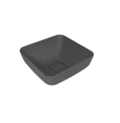 Kale Zero 2.0 40x40 Kare Çanak Lavabo Mat Antrasit Gri - 310200200594 - Çanak Lavabo
