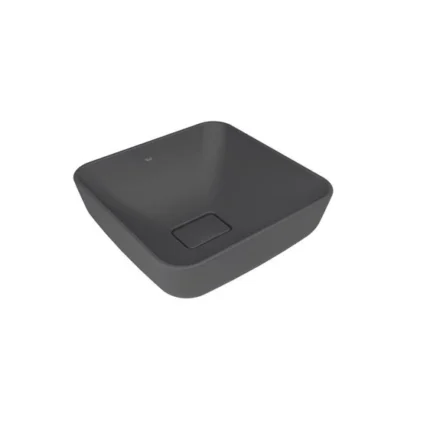 Kale Zero 2.0 40x40 Kare Çanak Lavabo Mat Antrasit Gri - 310200200594 - Çanak Lavabo