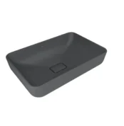 Kale Zero 2.0 60x40 Dikdörtgen Çanak Lavabo Mat Antrasit Gri - 310200200525 - Çanak Lavabo