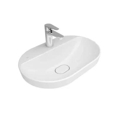 Kale Zero 2.0 60x40 Yarı Gömme Oval Lavabo - 310200200534 - Yarım Tezgah Lavabo