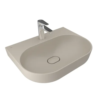 Kale Zero 2.0 60x45 Oval Lavabo Mat Vizon - 310200200475 - Tezgah Üstü Lavabo