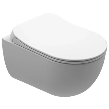 Kale Zero 2.0 Smart Asma Klozet Taharet Delikli+Ultra Slim Smart Kapak Mat Beyaz - 310201100280 - Asma Klozet