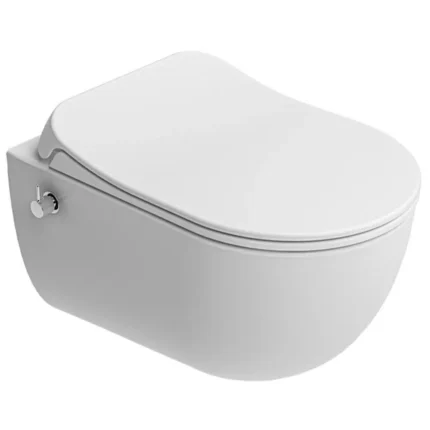 Kale Zero 2.0 Smart Asma Klozet Taharet Musluğu Entegre/Sıcak-Soğuk+Ultra Slim Smart Kapak - 310201100267 - Entegre Ara Musluklu Klozet