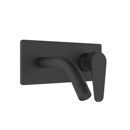 Kale Zero Ankastre Lavabo Bataryası Sıva Üstü (Siyah) - 310201200119 - Ankastre Lavabo Bataryası