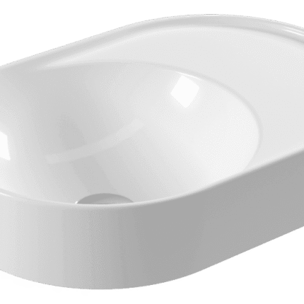 Serel Sapphire Tezgah Üstü Lavabo Soldan Delikli 35x50 - SP401xS110H - Tezgah Üstü Lavabo