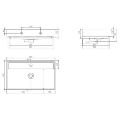 turkuaz cerastyle sharp etajerli lavab 5f934