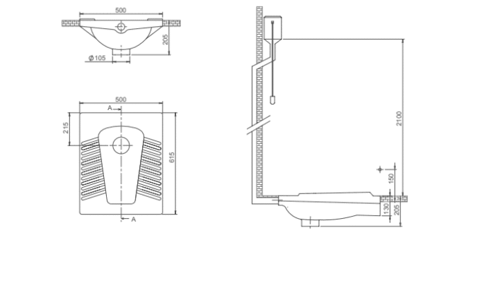 Turkuaz Çevre Yıkamalı Hela Taşı 50 x 60 cm - SQ058P605003Y02101 - Hela Taşı - 1