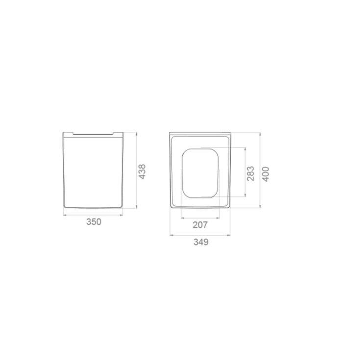 Turkuaz Mona Slim Yavaş Kapanır Duroplast Klozet Kapağı - SC00601S50002931 - Klozet Kapağı - 1