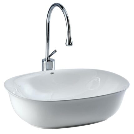 Lena EH-4600 Tezgah Üstü Lavabo Beyaz - EH-4600 - Tezgah Üstü Lavabo