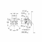 Grohe BauEdge Ankastre Banyo Bataryası - 29353001 - Ankastre Banyo Bataryası, Ankastre Duş Bataryası - 2