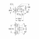 Grohe Eurocosmo Banyo Bataryası