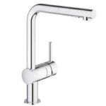 Grohe Minta Spiralli Eviye Bataryası, 2 Fonksiyonlu - 30274000 - Spiralli Mutfak Eviye Bataryası