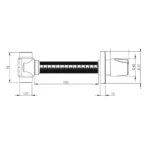 Isvea Ankastre Stop Valf Krom - 30TP5110I - Stop Valf - 1