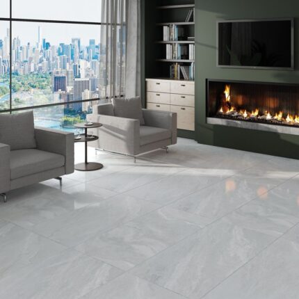 QUA Granit Seramik 60x120x0,7 Sg Nordstone İce Full Lap 1. Sınıf