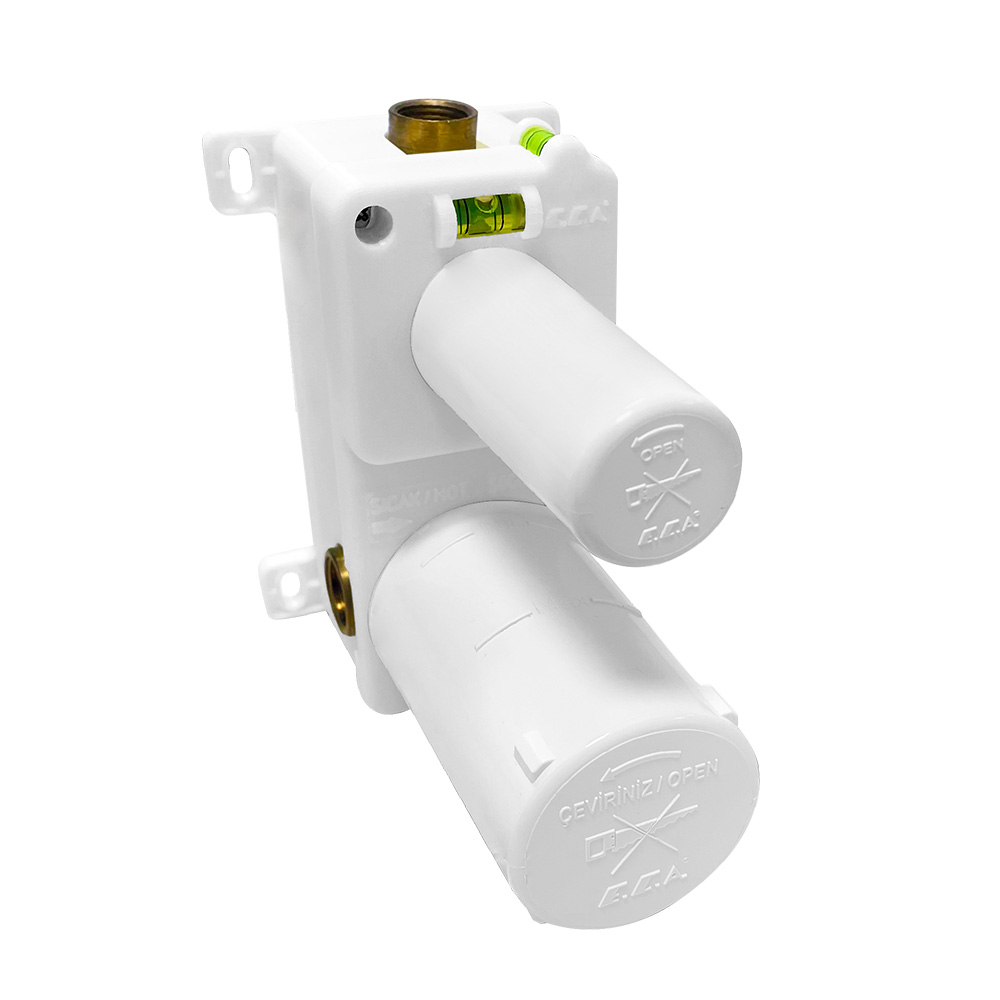 ECA Ankastre Banyo Bataryası Sıva Altı Grubu 2 Yollu Mat Beyaz - 102166207C4 ECA Ankastre Banyo Bataryası Sıva Altı Grubu 2 Yollu Mat Beyaz - 102166207C4 - 102166207C4 - Ankastre Sıva Altı Grubu