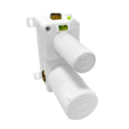 ECA Ankastre Banyo Bataryası Sıva Altı Grubu 2 Yollu Mat Beyaz - 102166207C4