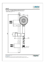 ECA Dalia Hareketli Üst Takım 3F Pvc - 102146095 - 102146095 - Duş Başlığı El Duşu, Yağmur Duş Sistemleri - 1