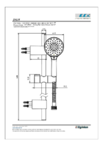 ECA Dalia Hareketli Üst Takım 3F - 102146091 - 102146091 - Duş Başlığı El Duşu, Yağmur Duş Sistemleri - 1