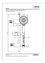 ECA Dalia Hareketli Üst Takım 3F Mat Siyah - 102146091C1 - 102146091C1 - Duş Başlığı El Duşu, Yağmur Duş Sistemleri - 1