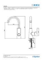 ECA Dalia Lavabo Bataryası Kuğu Borulu - 102188134 - 102188134 - Lavabo Bataryası - 1