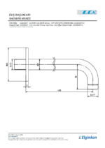 ECA Duş Başlığı Borusu Duvardan Yuvarlak Altn.Görünümlü 400 mm - 102826247