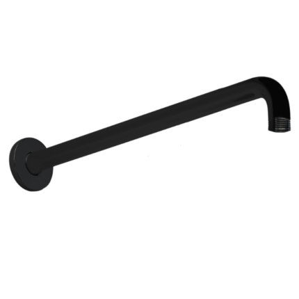 ECA Duş Başlığı Borusu Duvardan Yuvarlak Mat Siyah 400 mm - 102126247C1 - 102126247C1 - Tepe Duş Borusu