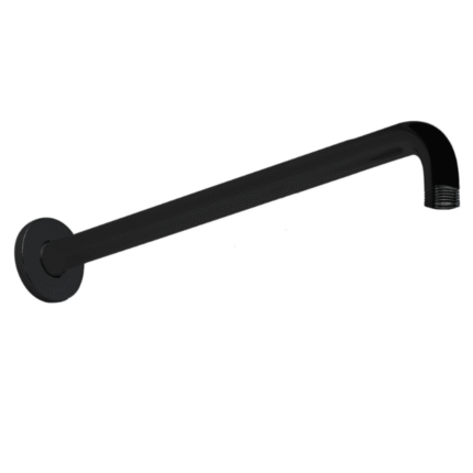 ECA Duş Başlığı Borusu Duvardan Yuvarlak Mat Siyah 400 mm - 102126247C1