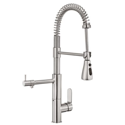 ECA Nita 3 Akışlı Eviye Bataryası Paslanmaz Çelik - 102518350 - 102518350 - Endüstriyel Mutfak Bataryaları