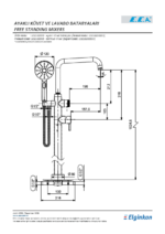 ECA Purity Ayaklı Küvet Bataryası - 102162008 - 102162008 - Yerden Küvet Bataryası - 1