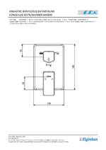 ECA Royal Ank Banyo Bataryası 3 Yollu Sıva Üstü - 102167351-K - 102167351-K - Ankastre Banyo Bataryası - 1