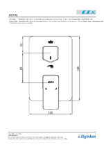 ECA Royal Ankastre Banyo Bataryası 2 Yollu Sıva Üstü Grubu - 102167251-Kde - 102167251-KDE - Ankastre Banyo Bataryası - 1