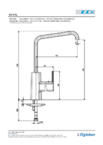 ECA Royal Eviye Bataryası Mat Siyah - 102118666C1 - 102118666C1 - Mutfak Eviye Bataryası - 1