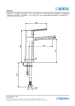 ECA Royal Lavabo Bataryası - 102188666 - 102188666 - Lavabo Bataryası - 1