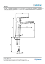 ECA Royal Lavabo Bataryası Mat Siyah - 102188666C1 - 102188666C1 - Lavabo Bataryası - 1