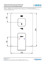 ECA Tiera Ankastre Banyo Bataryası Sıva Üstü 2 Yollu - 102167235-Kde