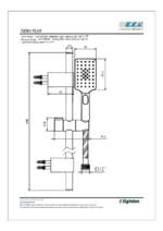 ECA Tiera Plus Hareketli Üst Takım 3F Pvc - 102146096 - 102146096 - Duş Başlığı El Duşu, Yağmur Duş Sistemleri - 1