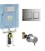 Geberit Alpha Gömme Rezervuar 3'lü Seti - Parlak Krom - Geberit-Set-005 - İNDİRİMLİ FIRSAT ÜRÜNLERİ, VİTRİFİYE, Gömme Rezervuarlar