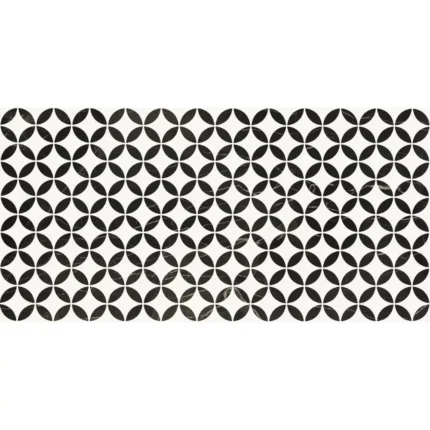 Kütahya Seramik 60x120 cm Black Calacatta Krıstl Dkr Rektifiye Parlak Nano