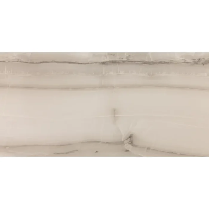 Kütahya Seramik 60x120 cm Opal Gri Rektifiye Parlak Nano