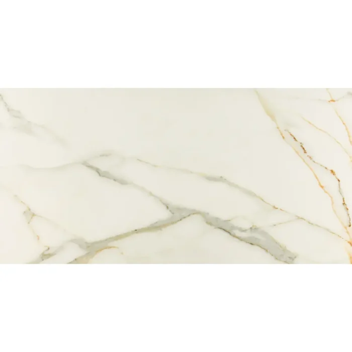 Kütahya Seramik 60x120 cm Royal Calacatta Rektifiye Parlak Nano