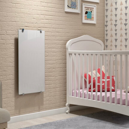 Radiva Crystal Elektrikli Cam Radyatör 560x1030 Beyaz 500 Watt - 2CRY05601030B1PED050 - Elektrikli Radyatör