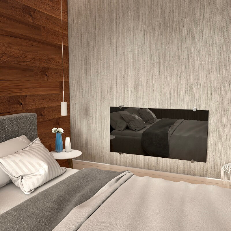 Radiva Crystal Elektrikli Cam Radyatör 560x1030 Siyah 500 Watt Radiva Crystal Elektrikli Cam Radyatör 560x1030 Siyah 500 Watt