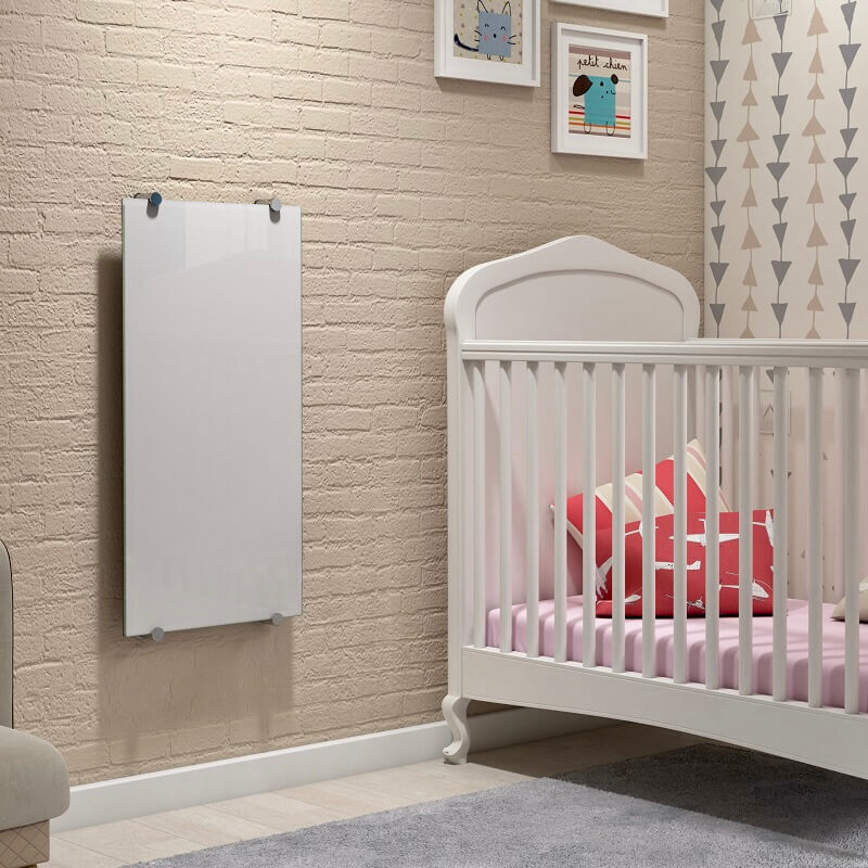 Radiva Crystal Elektrikli Cam Radyatör 760x1030 Beyaz 750 Watt Radiva Crystal Elektrikli Cam Radyatör 760x1030 Beyaz 750 Watt