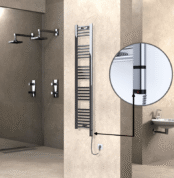 Radiva Haiti Elektrikli Havlupan 300x1500 Düz Krom (OneD On/Off ) Sağ 300 Watt