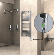 Radiva Haiti Elektrikli Havlupan 500x1200 Düz Krom (On/Off Düğmeli) 300 Watt