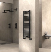 Radiva Haiti Havlupan 400x1100 Düz Mat Siyah