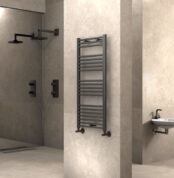 Radiva Haiti Havlupan 500x1100 Düz Antrasit - 1HAI05001100DB2TS - Havlupanlar
